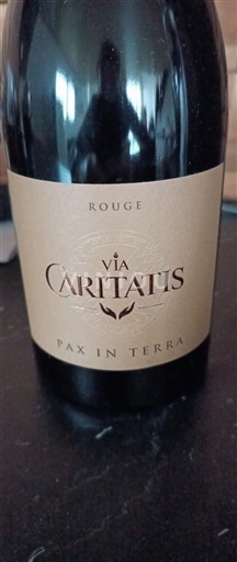 Vinuri Rouge sec Pax in Terra Via Caritatis Non millésimé Franța Valea Ronului Ventoux AOC