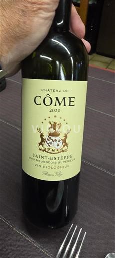 Bordeaux Saint-Estèphe Château Côme 2020