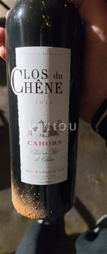 Sud-Vest Cahors Clos du Chêne 2014