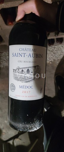 Bordeaux Médoc Château Saint-Aubin 2017