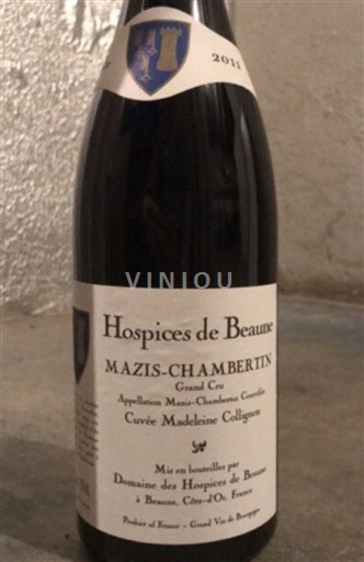 Burgundi Mazis-Chambertin Grand Cru Hospices de Beaune Madeleine Collignon 2011