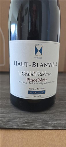 Wines Rouge sec Grande Réserve Haut-Blanville 2023 France Languedoc-Roussillon Pays d'Oc IGP