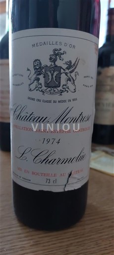 Bordo Сен-Тестеф Grand Cru Château Montrose La Charmelle 1974
