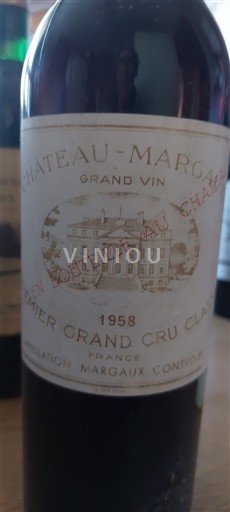 Bordeaux Margaux Château Margaux 1958