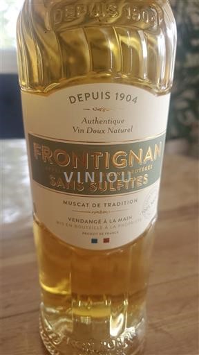 Rượu vang Blanc moelleux Muscat de Tradition Sans Sulfites 2024 Pháp Tây Nam Fronton AOC