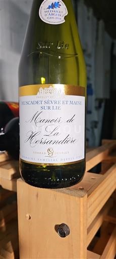 Valea Loarei Muscadet-Sèvre și Maine Manoir de la Hersandière Sur lie muscadet 2023