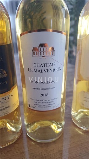 Sud-Vest Monbazillac Château Le Malveyrein 2016