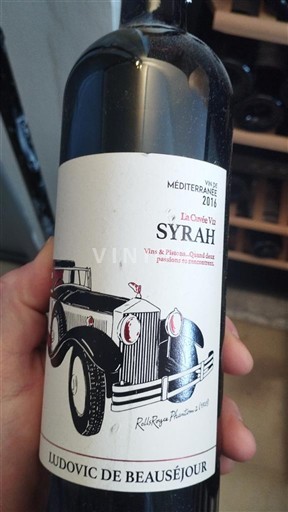 Vinuri Rouge sec La Cuvée Vie Ludovic de Beauséjour 2016 Franța Provence, valea inferioară a Ronului, Corsica Medierraneană IGP