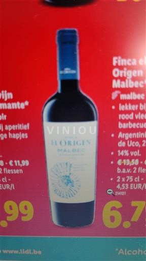 Mendoza Valle de Uco Finca el Origen 2023