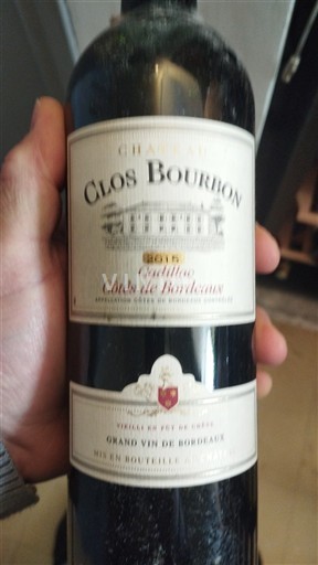 Bordeaux Cadillac-côtes-de-bordeaux Clos Bourlion 2015