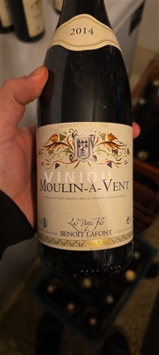 Beaujolais Moulin-à-vent Benoît Lafont Les petits fils 2014