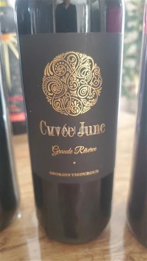 Wines Rouge sec Cuvée June Grande Réserve Georges Vigouroux 2017 France Southwest Cahors AOC