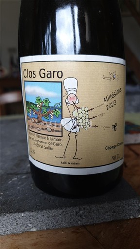 Vinuri Blanc sec Clos Garo 2023 Franța Bretania Vin de France