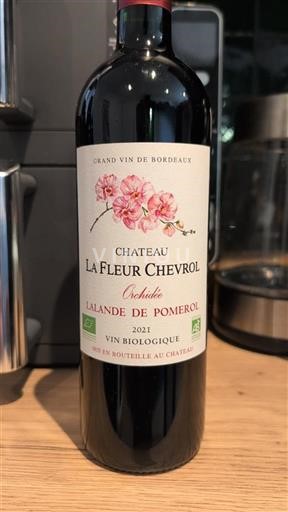 Bordeaux Lalande-de-Pomerol Chateau La Fleur Chevrol Orchidée 2021