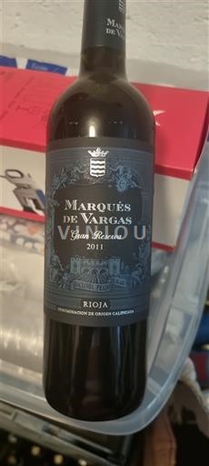 La Rioja Rioja Marqués de Vargas Gran Reserva 2011