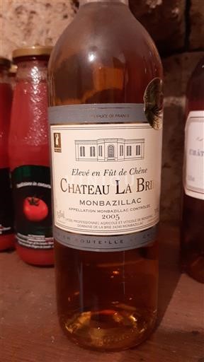 Viinit Blanc liquoreux Château La Brie 2005 Ranska Lounais-Ranska Monbazillac AOC