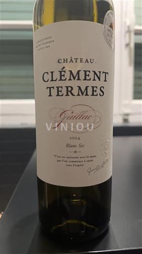 Wines Blanc sec Blanc Sec Château Clément Termes 2024 France Southwest Gaillac AOC