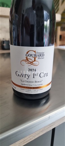 Vinuri Rouge sec La Grande Berge Domaine Goubard Michel 2024 Franța Burgundia Nespecificat AOC Premier Cru
