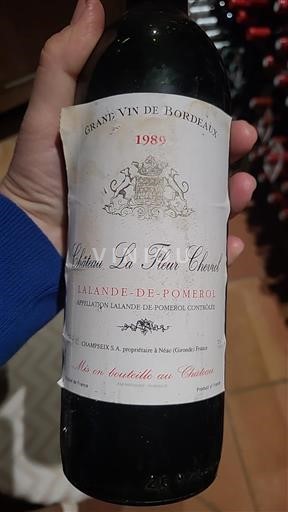 Vinuri Rouge sec Château La Fleur Chenu 1989 Franța Bordeaux Lalande-de-Pomerol AOC