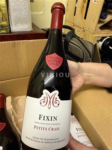 Vinuri Rouge sec Petit Crais Château Marsannay 2018 Franța Burgundia Fixin AOC