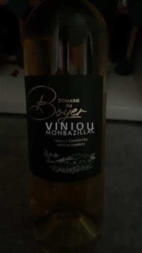 Vinuri Blanc liquoreux Domaine Boyer 2020 Franța Sud-Vest Monbazillac AOC