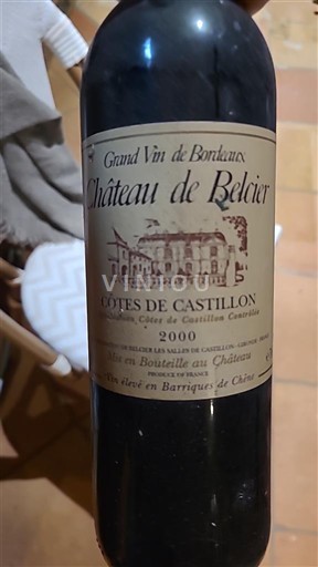 Bordeaux Nespecificat Château Belcier 2000