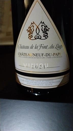 Valea Ronului Châteauneuf-du-Pape Château La Font du Loup 2021