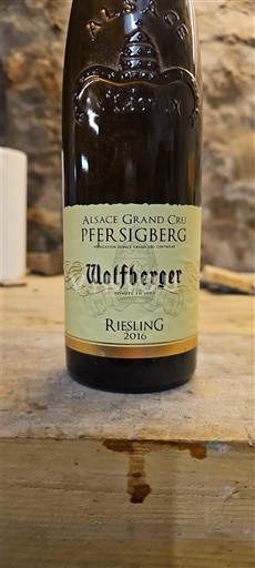 Alsace Riesling Grand Cru Wolfberger Pfersigberg 2016