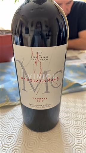 Campania Taurasi Luciano Ercolino Marziacanale 2017