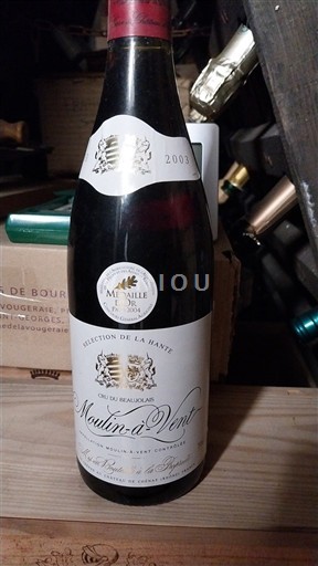 Beaujolais Moulin-à-vent Sélection de la Haute 2003