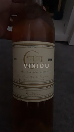 Vinuri Blanc moelleux Cg langoiran 1995 Franța Bordeaux Cadillac AOC