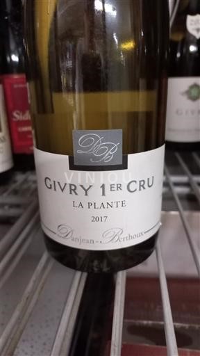 Vinuri Blanc sec La Plante Danjean-Berthoux 2017 Franța Burgundia Nespecificat AOC Premier Cru