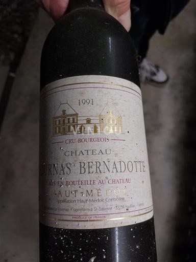 Bordeaux Haut-Médoc Château Bernadotte 1991