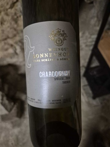 Pfalzul Palatinat Weingut Sonnenhof Carl Schäfer & Söhne 2020