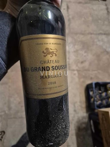 Bordeaux Margaux Château Grand Soussans 2018