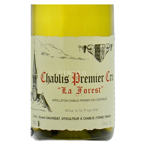 Bourgogne Chablis premier cru Vincent Dauvissat La Forest 2024