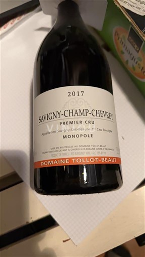 Burgundia Savigny-lès-beaune Premier Cru Domaine Tollot-Beaut Savigny-Champ-Chevrey Monopole 2017