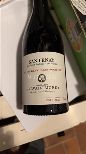 Burgundia Nespecificat Premier Cru Domaine Sylvain Morey 1er Cru Grand Clos Rousseau 2018