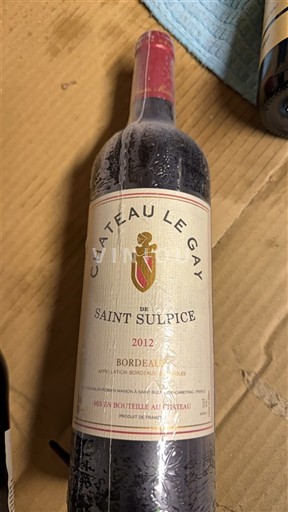 Bordeaux Château Le Gay Saint Sulpice 2012