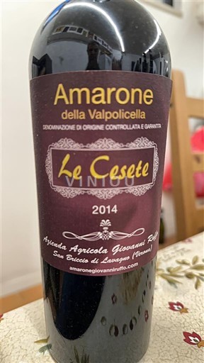 Venetia Amarone della Valpolicella Azienda Agricola Giovanni Ederle Le Cesete 2014