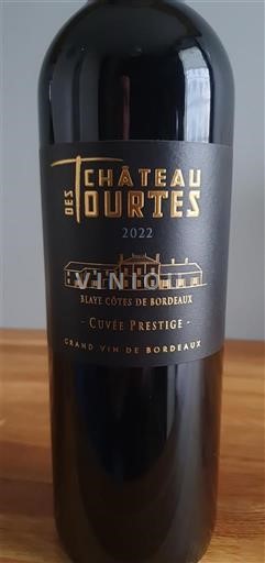 Bordeaux Blaye-Côtes-de-Bordeaux Château Tourtes Prestige 2022
