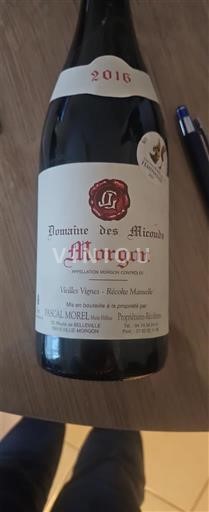 Vinuri Rouge sec Vieilles Vignes Domaine Michelons 2016 Franța Beaujolais Morgon AOC