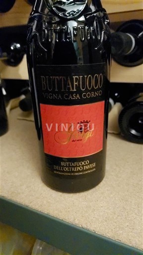 Vinuri Rouge sec Buttafuoco Vigna Casa Corno F.lli Giorgi 2018 Italia Lombardia Oltrepò Pavese DOC