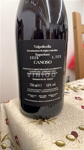 Veneto Valpolicella Canoso 2020