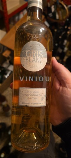 Wines Rosé sec Gris Blanc Gérard Bertrand 2017 France Languedoc-Roussillon Pays d'Oc IGP