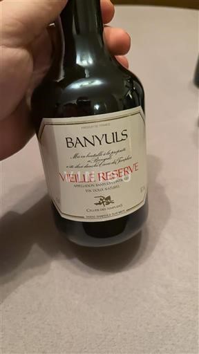 Rượu vang Rouge sec Vieille Réserve Caves Byrrh Non millésimé Pháp Roussillon Banyuls AOC