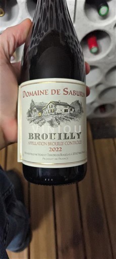 Beaujolais Brouilly Domaine Saburin 2022