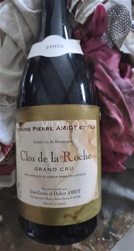 Burgundia Clos-de-la-roche Grand Cru Domaine Pierre Amiot et Fils 2002