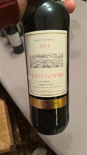 Languedoc og Roussillon Pays d'oc Cabernet Sauvignon 2014