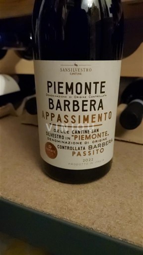 Piemonte E paspecifikuar Sansilvestro Barbera Appassimento 2022